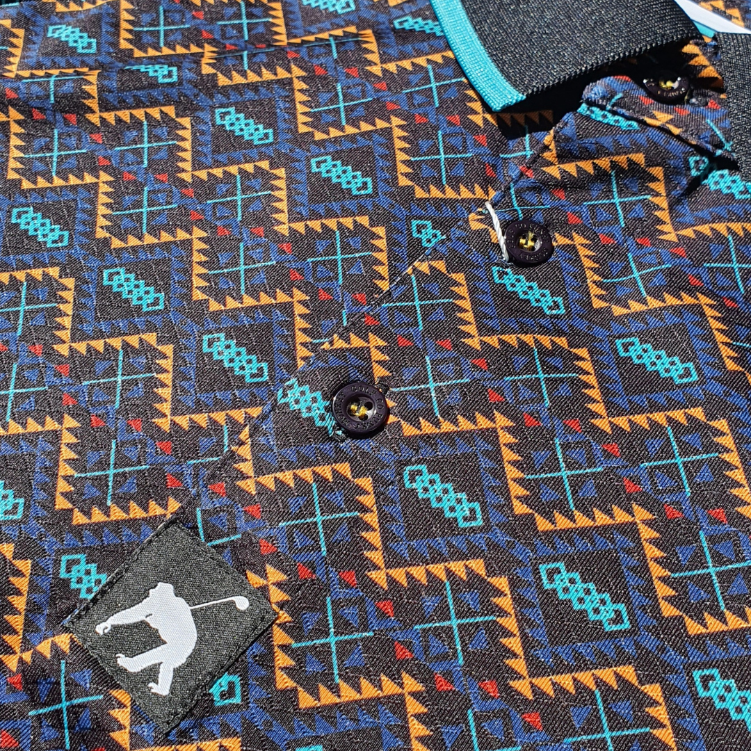 Limited Edition FM Elite - Aztec Men's Ultra-Stretch Golf Polo