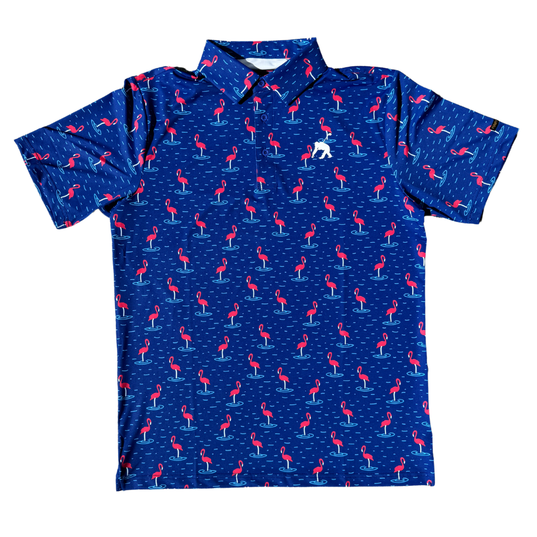 Flamingo Par-Tee Women's Ultra-Stretch Golf Polo