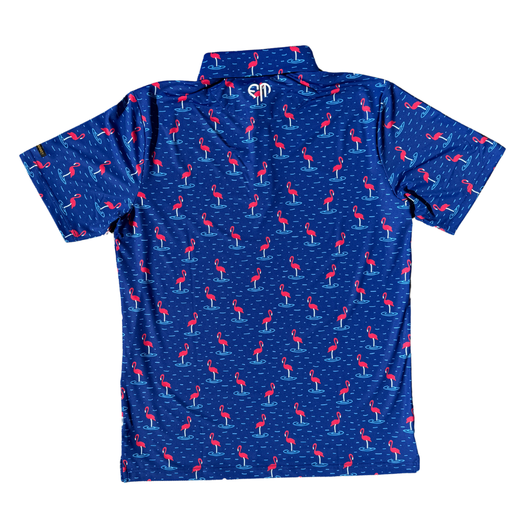 Flamingo Par-Tee Women's Ultra-Stretch Golf Polo