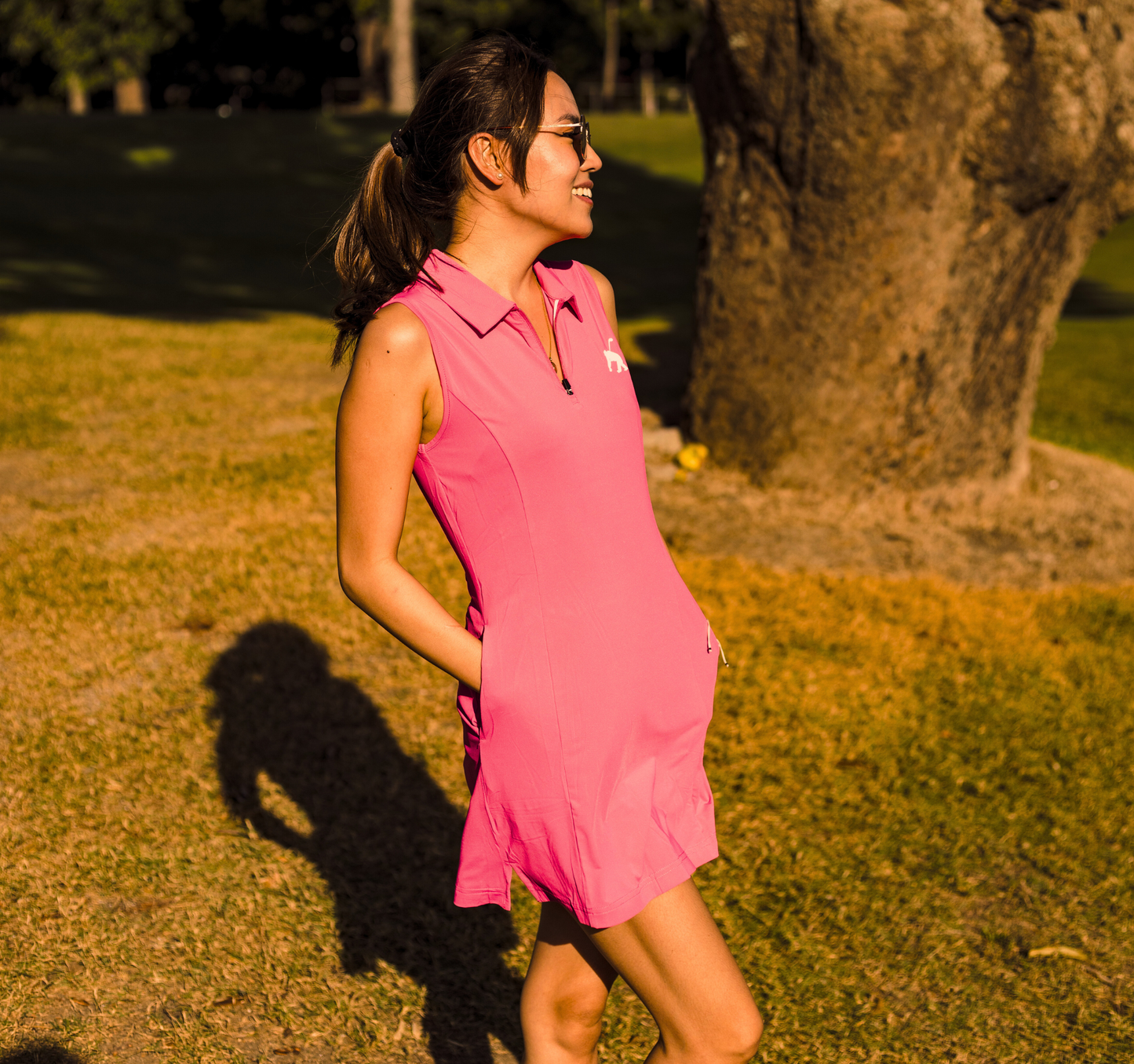 Pretty in Pink Ultra-Stretch Golf Dress