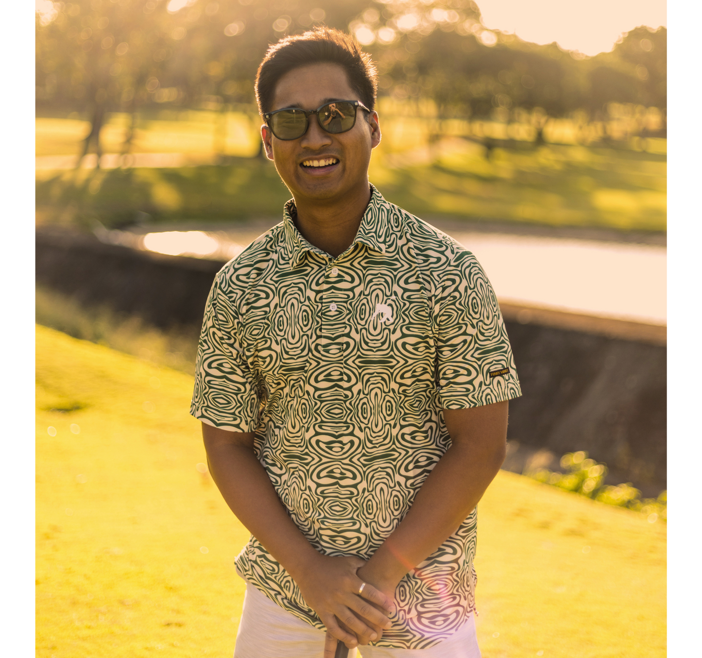 Green Groove Ultra-Stretch Golf Polo
