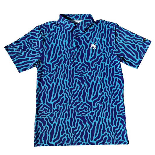 Electric Jungle Men's Ultra-Stretch Golf Polo