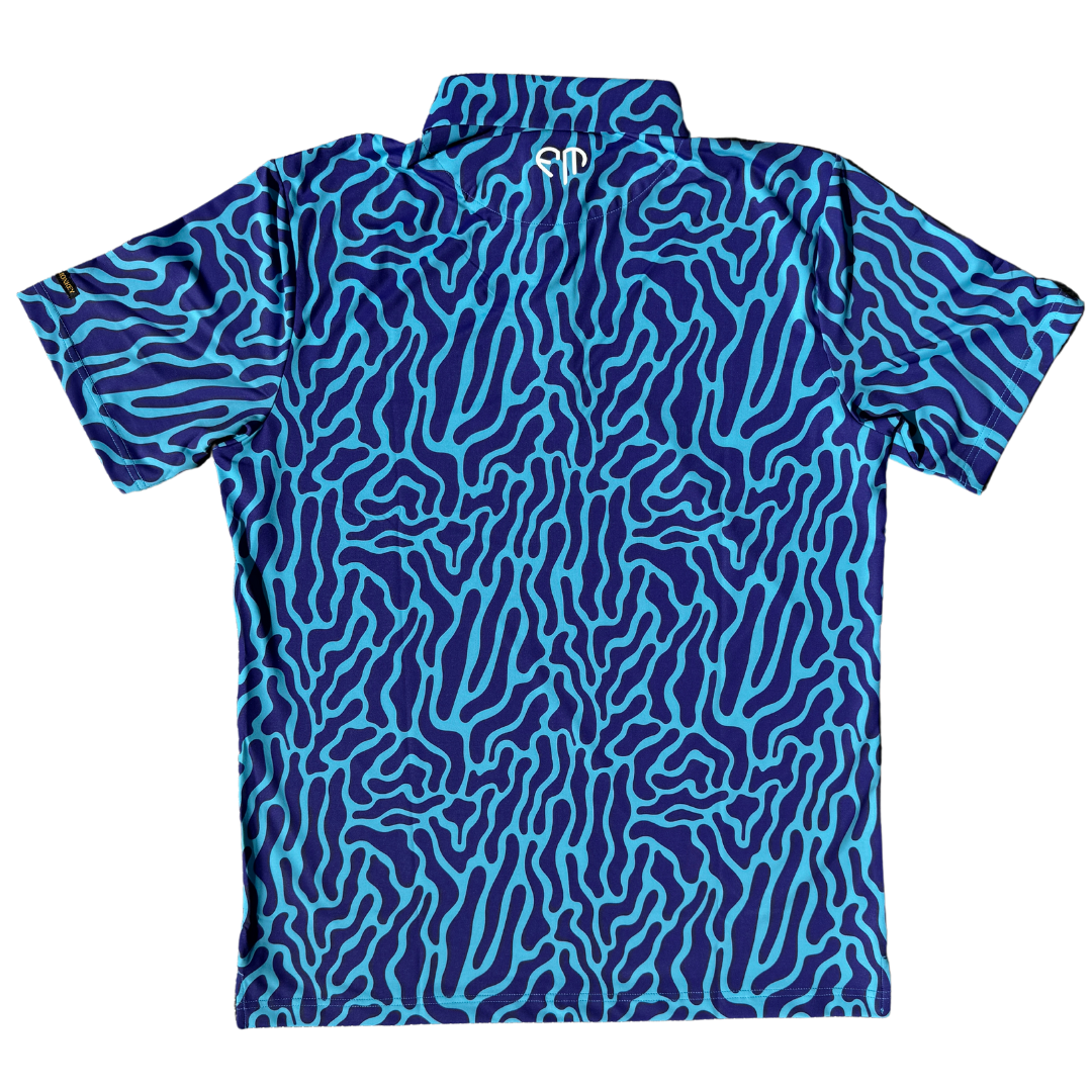 Electric Jungle Men's Ultra-Stretch Golf Polo