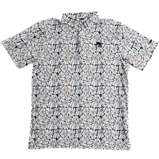 Flower Power Ultra-Stretch Golf Polo