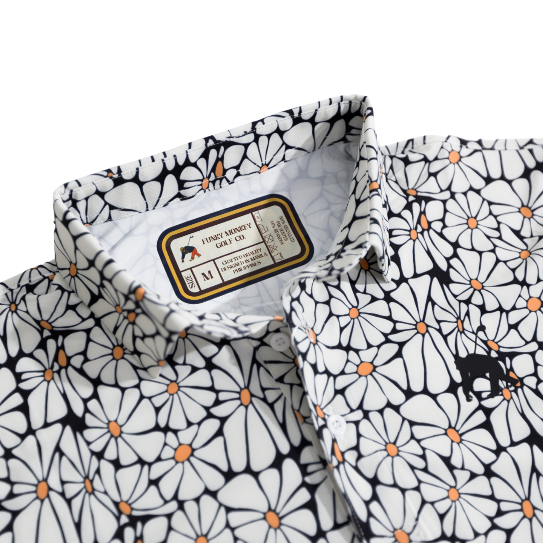 Flower Power Ultra-Stretch Golf Polo