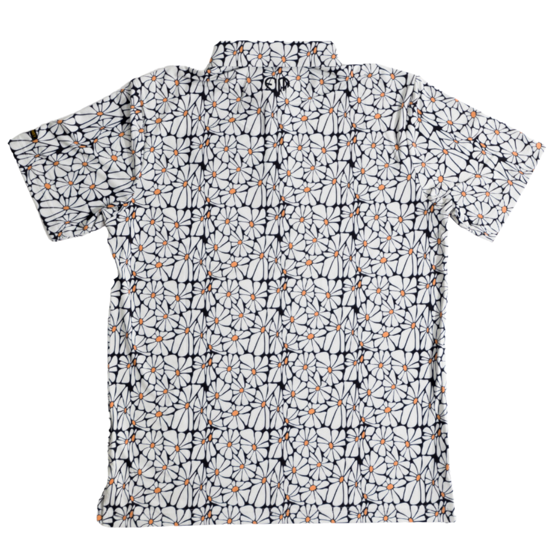 Flower Power Ultra-Stretch Golf Polo