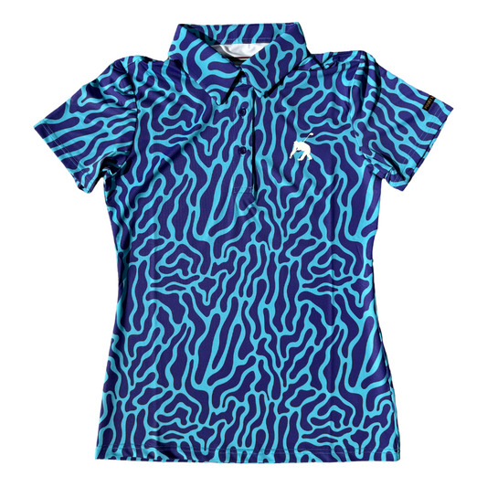 Electric Jungle Women's Ultra-Stretch Golf Polo