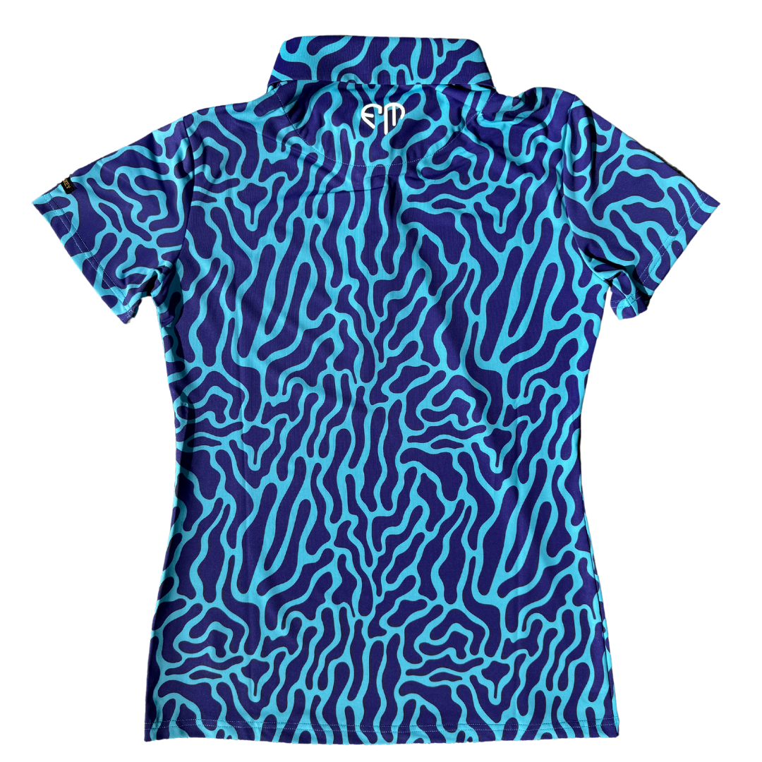 Electric Jungle Women's Ultra-Stretch Golf Polo