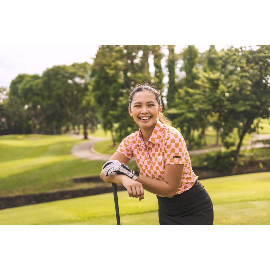 Creamsicle Pop! Women's Ultra-Stretch Golf Polo