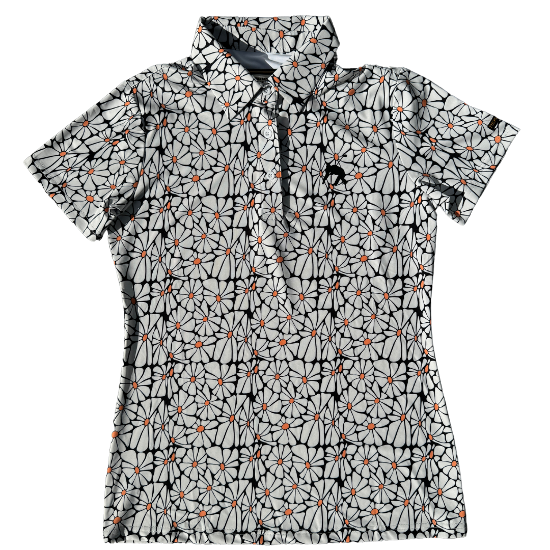 Flower Power! Women's Ultra-Stretch Golf Polo