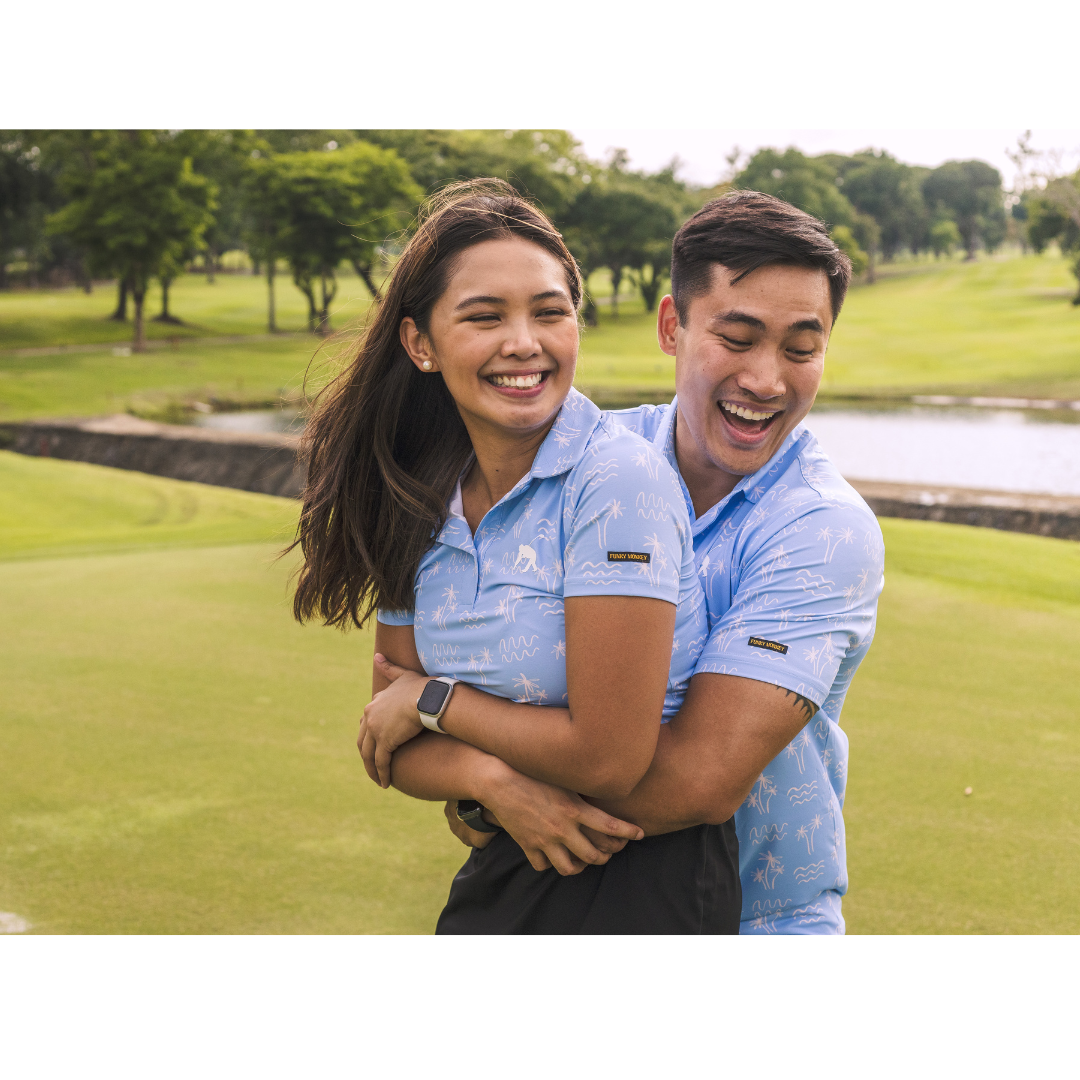 Palm Trees & Freedom Women's Ultra-Stretch Golf Polo