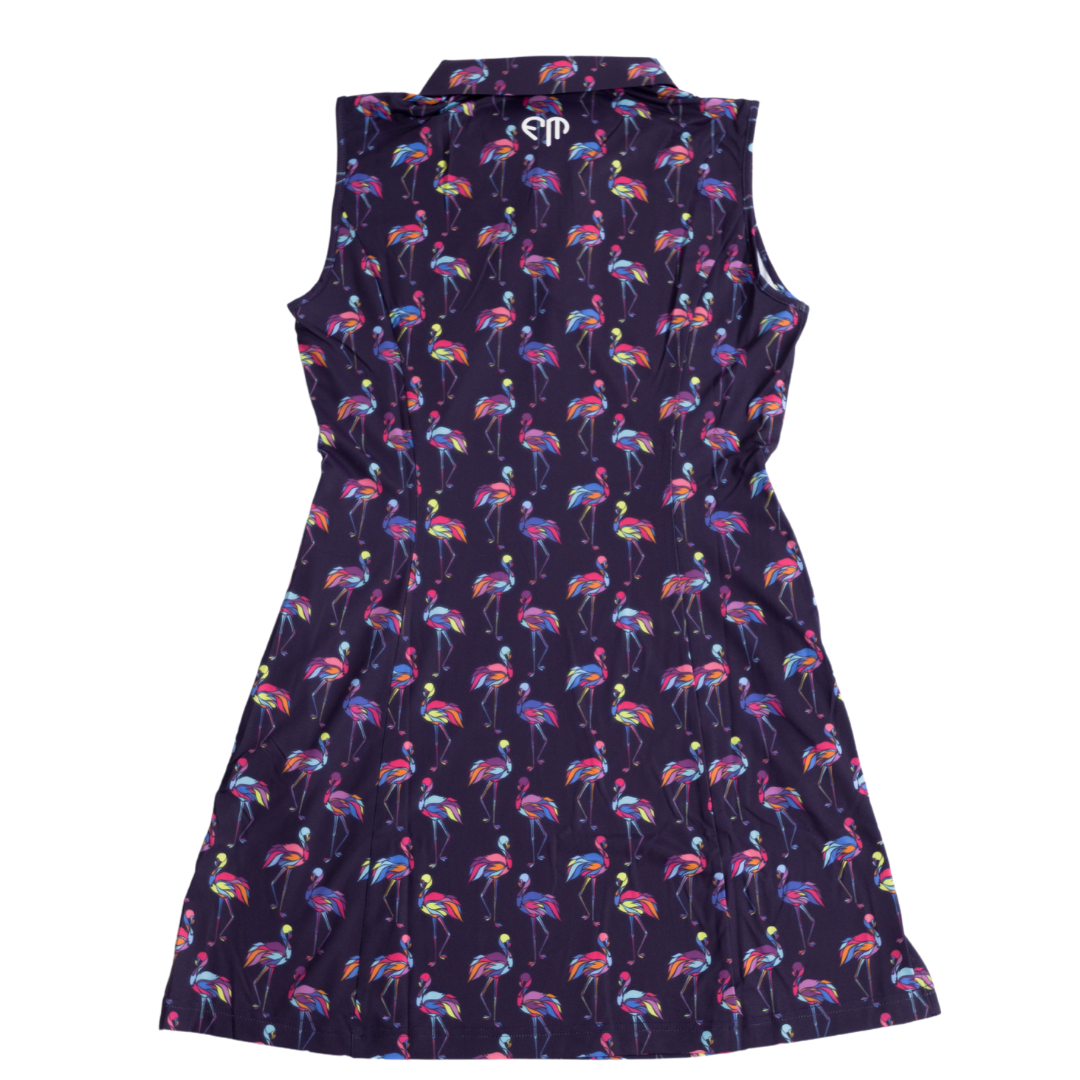 Oh Flamingoes! Ultra-Stretch Golf Dress