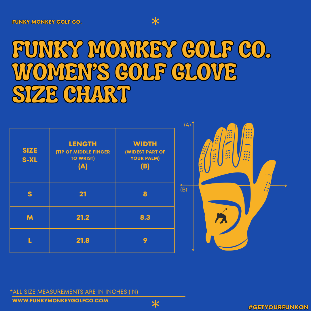 Women's Flower Power Funky Fusion Golf Glove (AAA Cabretta Leather)