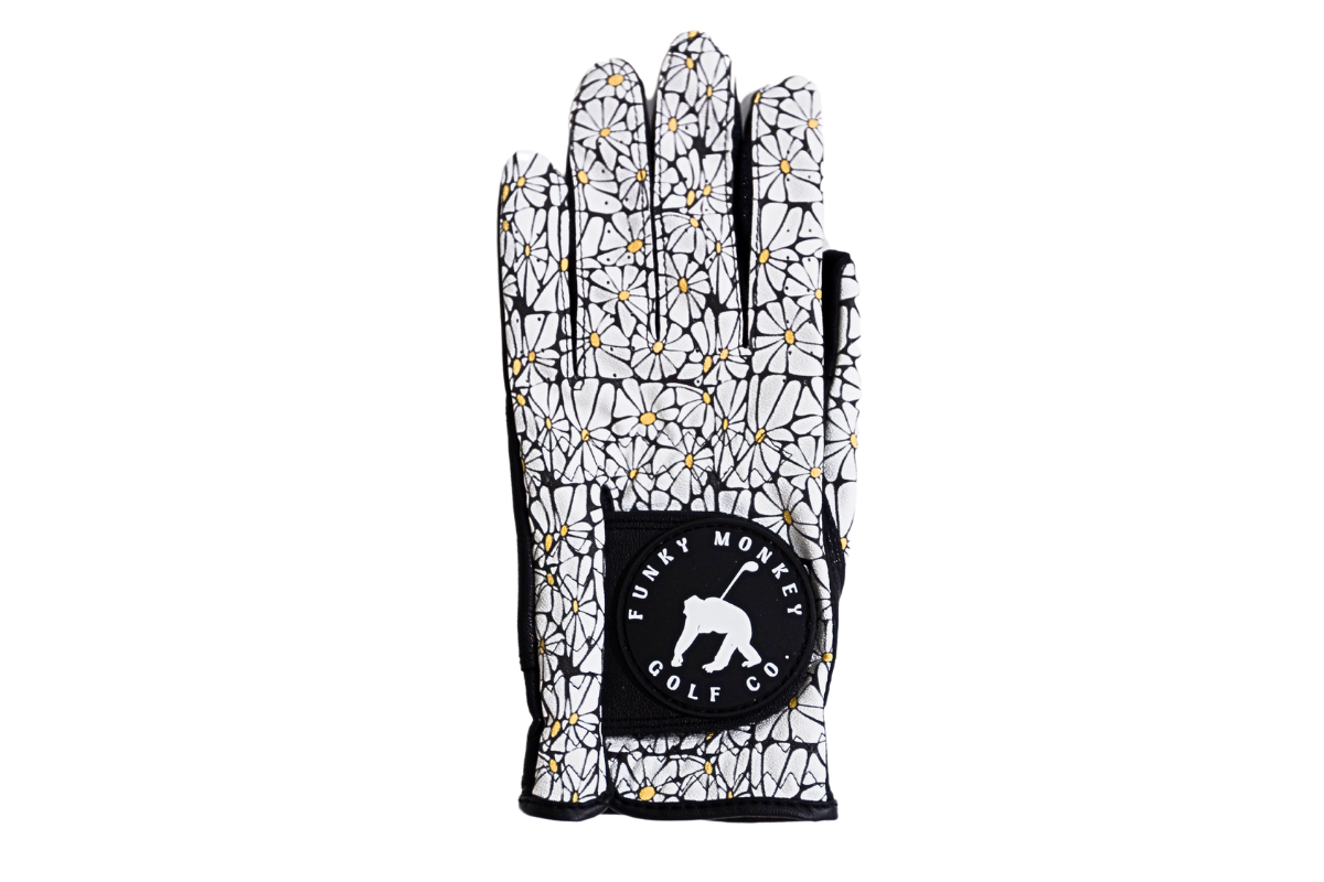 Women's Flower Power Funky Fusion Golf Glove (AAA Cabretta Leather)