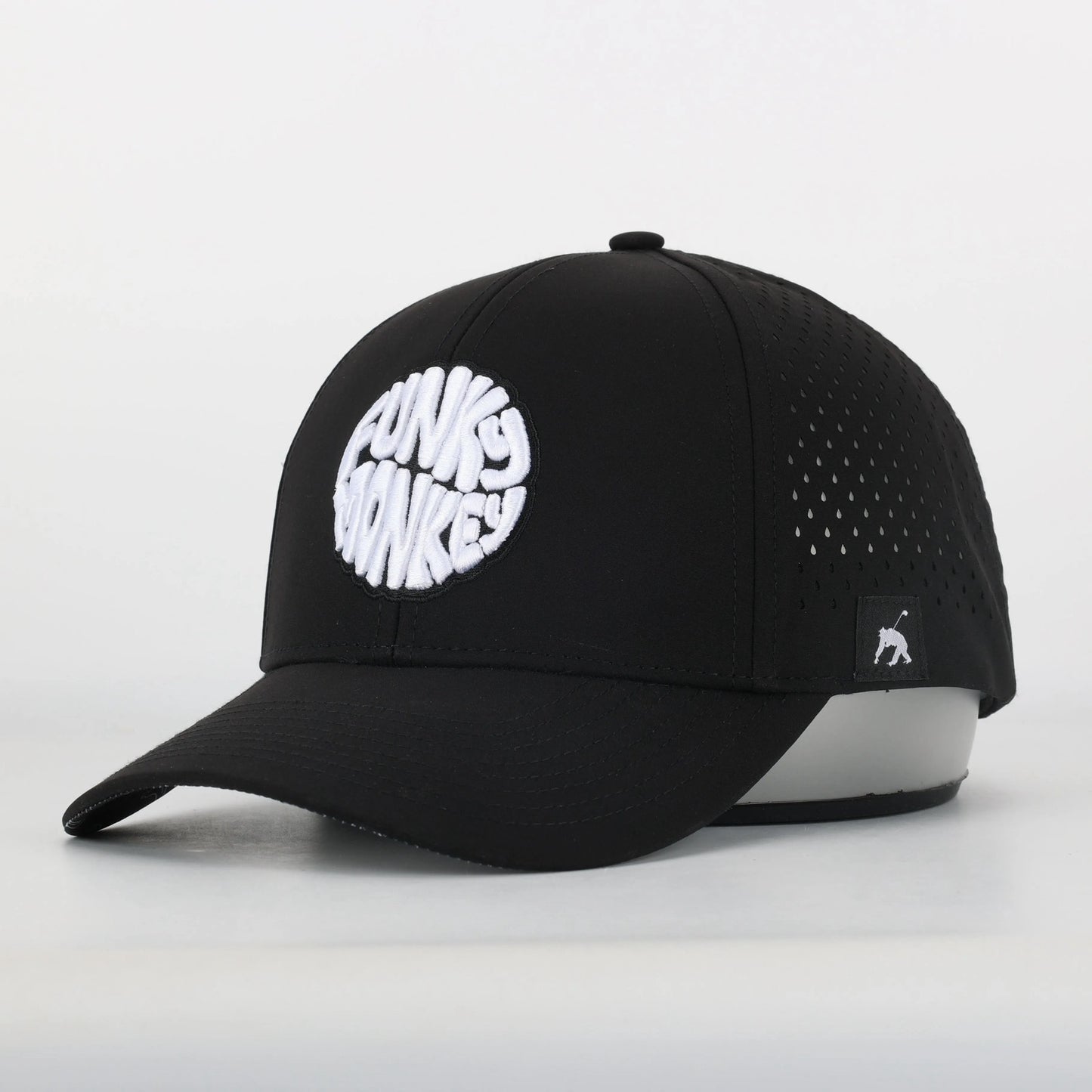 "Funky Monkey" Premium Snapback Cap (Jet Black)